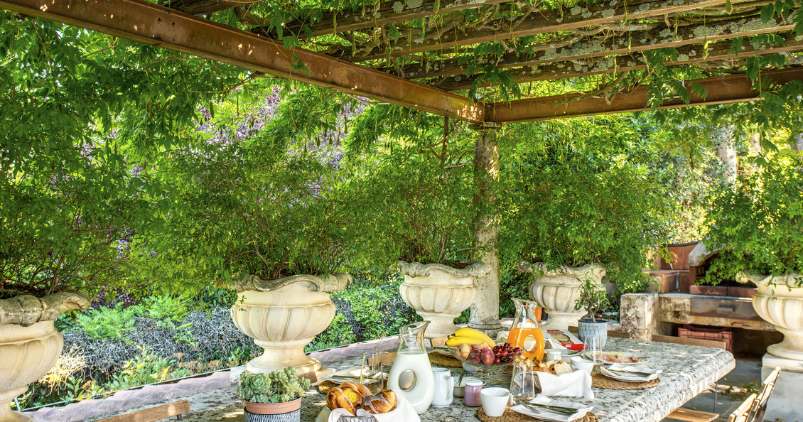 Villa Alfresco Casa Vacanza in Toscana con piscina _ alfresco colazione 