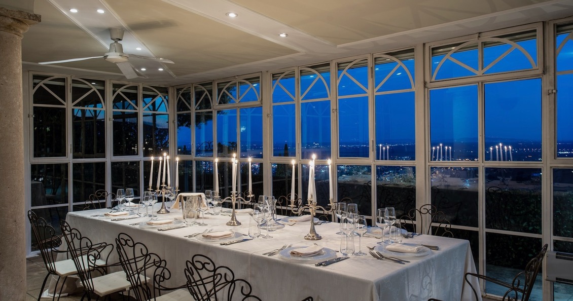 Villa Alfresco villa in Toscana per vacanze con piscina riscaldata Veranda panoramica 